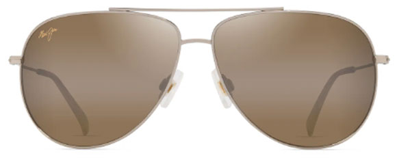 MJM172 MAUI JIM HAUOLI XL H674-16B SHINY LIGHT GOLD WITH ORANGE YELLOW / HCL BRONZE