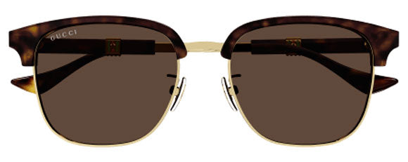 G250 GUCCI GG1499SK-002 55 GOLD HAVANA / BROWN