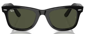 RB493 RAY-BAN WAYFARER RB2140 901 54 BLACK / GREEN