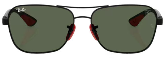 RB632 RAY-BAN RB8336M F00271 58 MATTE BLACK / DARK GREEN