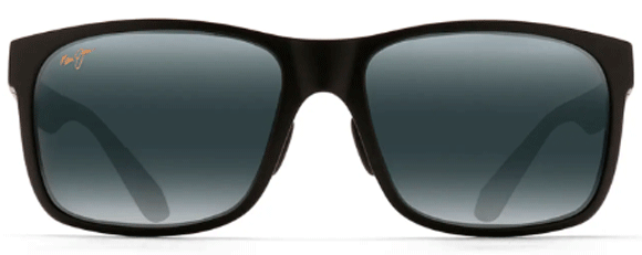 MJ56 MAUI JIM REDSANDS 432-2M 59 MATTE BLACK / NEUTRAL GRAY