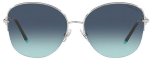 T135 TIFFANY TF3082 60019S 58 SILVER / AZURE GRADIENT BLUE