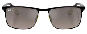 RB467 RAY-BAN RB3726M F0885J 57 BLACK ON BLACK  / GREY POLARIZED