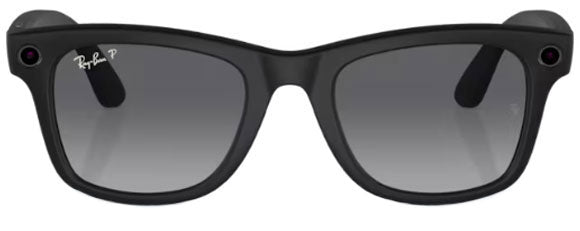 RB575 RAY-BAN META WAYFARER RW4008 601ST3 53 BLACK / GREY POLARIZED