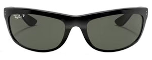 RB513 RAY-BAN BALORAMA RB4089 601/58 62 BLACK / G-15 GREEN POLARIZED