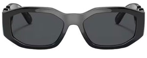 VE161 VERSACE VE4361 536087 53 BLACK  / DARK GRAY