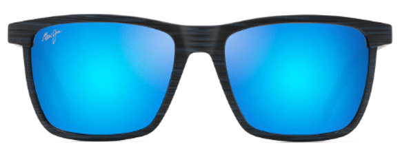 MJM023 MAUI JIM ONE WAY B875-03 55 DARK NAVY STRIPE  BLUE HAWAII