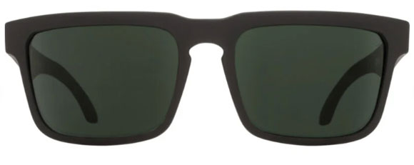 SP156 SPY HELM 673015973863 57 SOFT MATTE BLACK / HAPPY GRAY GREEN
