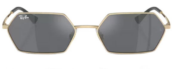 RB423 RAY-BAN YEVI RB3728 92136V 58 LIGHT GOLD / DARK GREY