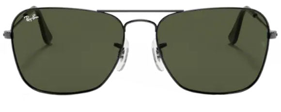 RB659A RAY-BAN CARAVAN RB3136 004 58 GUNMETAL / G-15 GREEN