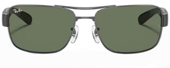 Z186 RAY-BAN RB3522 004/71 61 GUNMETAL / GREEN