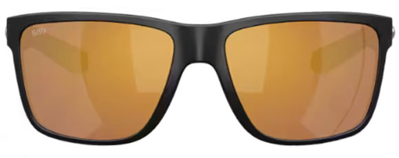 CT124 COSTA BROADBILL II 6S9120 912003 58 MATTE BLACK / GOLD MIRROR POLARIZED