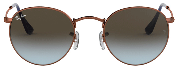 H29 RAY-BAN ROUND METAL RB3447 900396 53 BRONZE COPPER  display picture 1