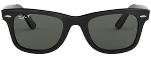 RB128 RAY-BAN WAYFARER RB2140 901/58 54 BLACK  GREEN POLARIZED