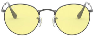 E41 RAY-BAN ROUND METAL RB3447 004/T4 50 GUNMETAL / LIGHT YELLOW