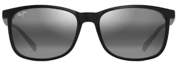 MJM197 MAUI JIM HULILI  672-02 MATTE BLACK / NEUTRAL GREY
