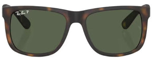 RB383 RAY-BAN JUSTIN RB4165F 865/9A 55 HAVANA  / DARK GREEN POLARIZED