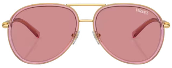 VE204 VERSACE VE2260 100284 60 PINK TRANSPARENT  / PINK