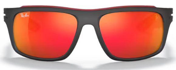 RB505 RAY-BAN RB4364M F6026Q 61 BLACK / RED MIRRORED