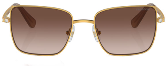 SW023 SWAROVSKI SK7015 400713 53 YELLOW GOLD / GRADIENT BROWN
