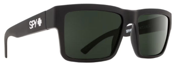 SY114 SPY MONTANA SOFT  673407973863 MATTE BLACK  HAPPY GRAY GREEN