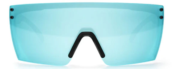 HW100 HEAT WAVE LAZER FACE Z87 E_LZR_Z87_03P BLACK / ARCTIC CHROME POLARIZED