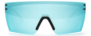 HW100 HEAT WAVE LAZER FACE Z87 E_LZR_Z87_03P BLACK / ARCTIC CHROME POLARIZED