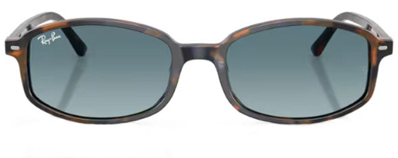RB690F RAY-BAN RB2232F 13563M 54 YELLOW & BLUE HAVANA / BLUE GRADIENT GREY