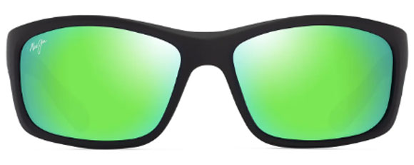 MJM170 MAUI JIM KANAIO COAST GM766-02 MATTE BLACK / GREEN