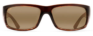 MJ32 MAUI JIM WORLD CUP H266-01 64 CHOCOLATE STRIPE FADE / HCL BRONZE