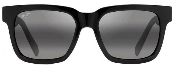 MJ398 MAUI JIM MANGOOSE 540-02 GLOSS BLACK / NEUTRAL GREY POLARIZED