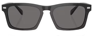 C198 COACH CR628 HC8397U 581781 57 TRANSPARENT DARK GREY / GREY SOLID POLARIZED