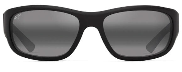 MJM202 MAUI JIM MA'UKELE 682-02 MATTE BLACK / NEUTRAL GREY