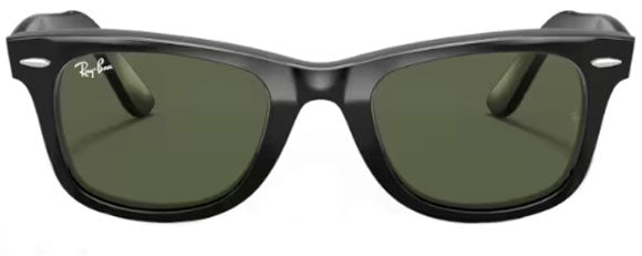E55 RAY-BAN OLYMPIAN RB2140F 901 52 BLACK / G-15 GREEN