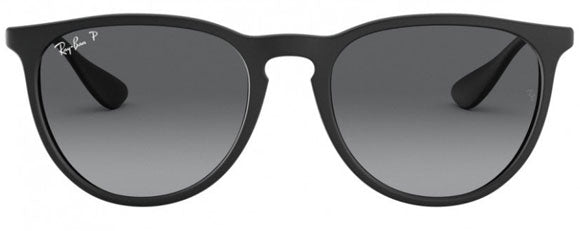 RB109 RAY-BAN ERIKA RB4171 622/T3 54 RUBBER BLACK / LIGHT GRAY GRADIENT GRAY POLARIZED