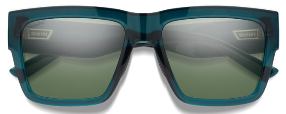 SM21 SMITH LINEUP 205888QM458L7 PACIFIC CRYSTAL  / CHROMA POP GRAY GREEN POLARIZED