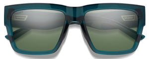 SM21 SMITH LINEUP 205888QM458L7 PACIFIC CRYSTAL  / CHROMA POP GRAY GREEN POLARIZED