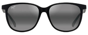 MJM117 MAUI JIM ILIKEA ASIAN FIT 650-02 MATTE BLACK / NEUTRAL GREY