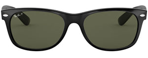 A5 RAY-BAN NEW WAYFARER RB2132 901/58 52 BLACK / G-15 GREEN POLARIZED