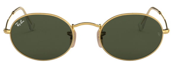 B180 RAY-BAN OVAL RB3547 001/31 54 ARISTA  / G-15 GREEN