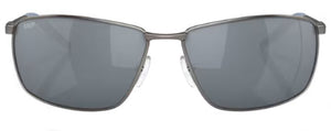 CT091 COSTA TURRET 06S6009 600909 63 MATTE DARK GUNMETAL / GRAY SILVER MIRRORED POLARIZED