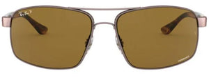 H169 RAY-BAN CHROMANCE RB3604CH 121/BB 62 LIGHT BROWN / BROWN POLARIZED