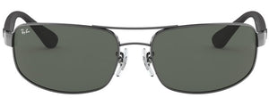 Z21 RAY-BAN RB3445 004 61 GUNMETAL / DARK GREEN