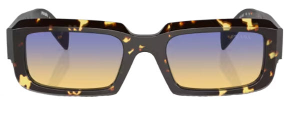 PR141 PRADA PR 27ZS 16O50E 54 BLACK MALT TORTOISE / CLEAR FIFTY YELLOW DARK BLUE