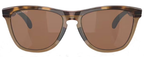 OK160 OAKLEY FROGSKINS RANGE OO9284 928407 55 BROWN TORTOISE / BROWN SMOKE / PRIZM TUNGSTEN MIRRORED POLARIZED