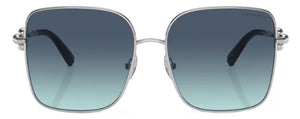 T177 TIFFANY TF3094 60019S 58 SILVER / AZURE GRADIENT BLUE