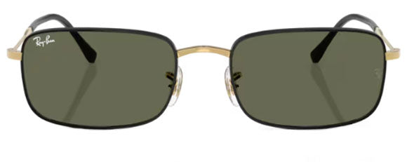 RB538 RAY-BAN RB3746 927158 59 BLACK ON ARISTA / G-15 GREEN POLARIZED