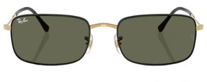 RB538 RAY-BAN RB3746 927158 59 BLACK ON ARISTA / G-15 GREEN POLARIZED