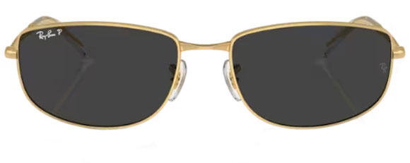 RB363 RAY-BAN RB3732 001/48 56 GOLD / BLACK POLARIZED