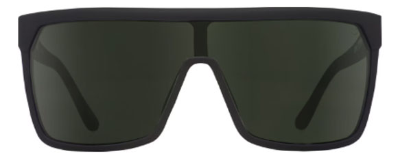 SY036 SPY FLYNN 670323973863 134 SOFT MATTE BLACK / HAPPY GRAY GREEN